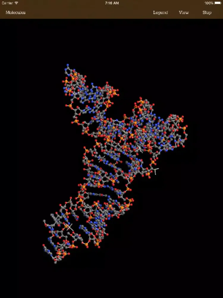Captures d'écran de Vizable - World of Molecules iPad 