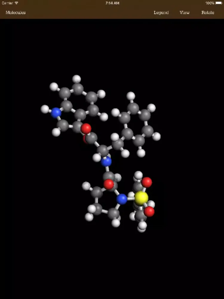 Captures d'écran de Vizable - World of Molecules iPad 