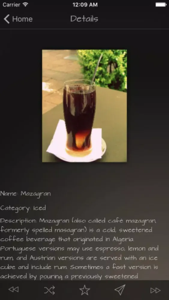 Coffee Drinks Guide Ekran Görüntüleri
