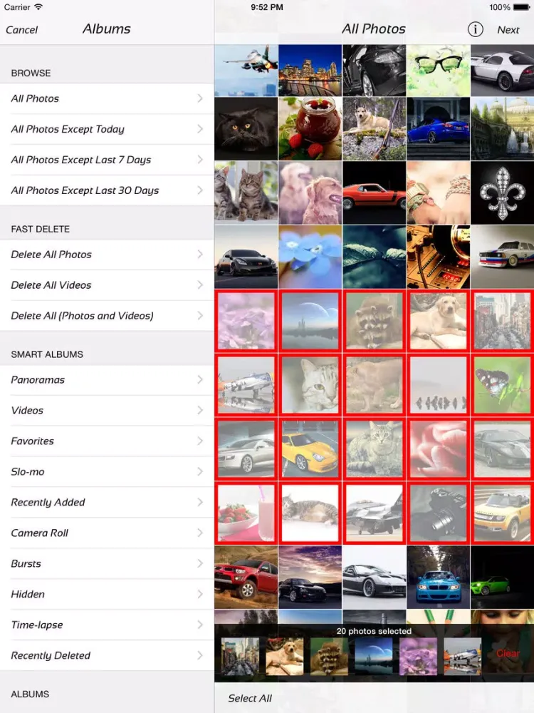 Easy Photo Deleter iPad  سکرین شاٹس