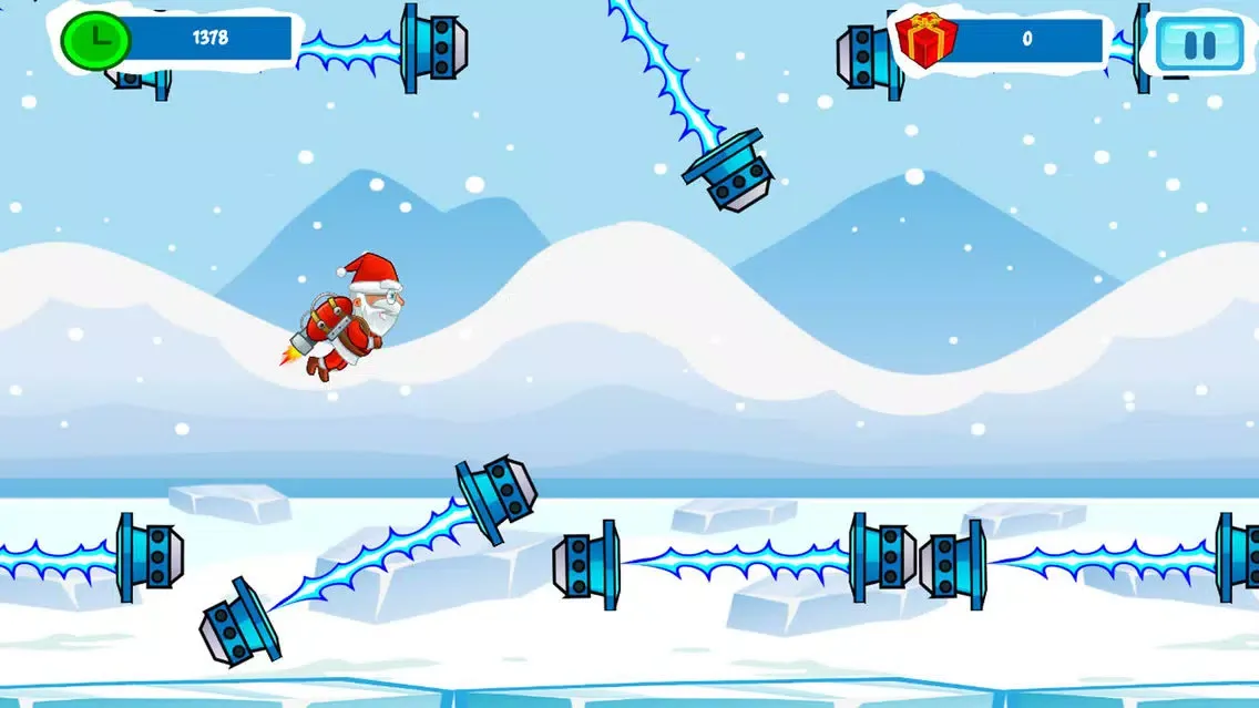 Captures d'écran de Jetpack Santa Claus Christmas