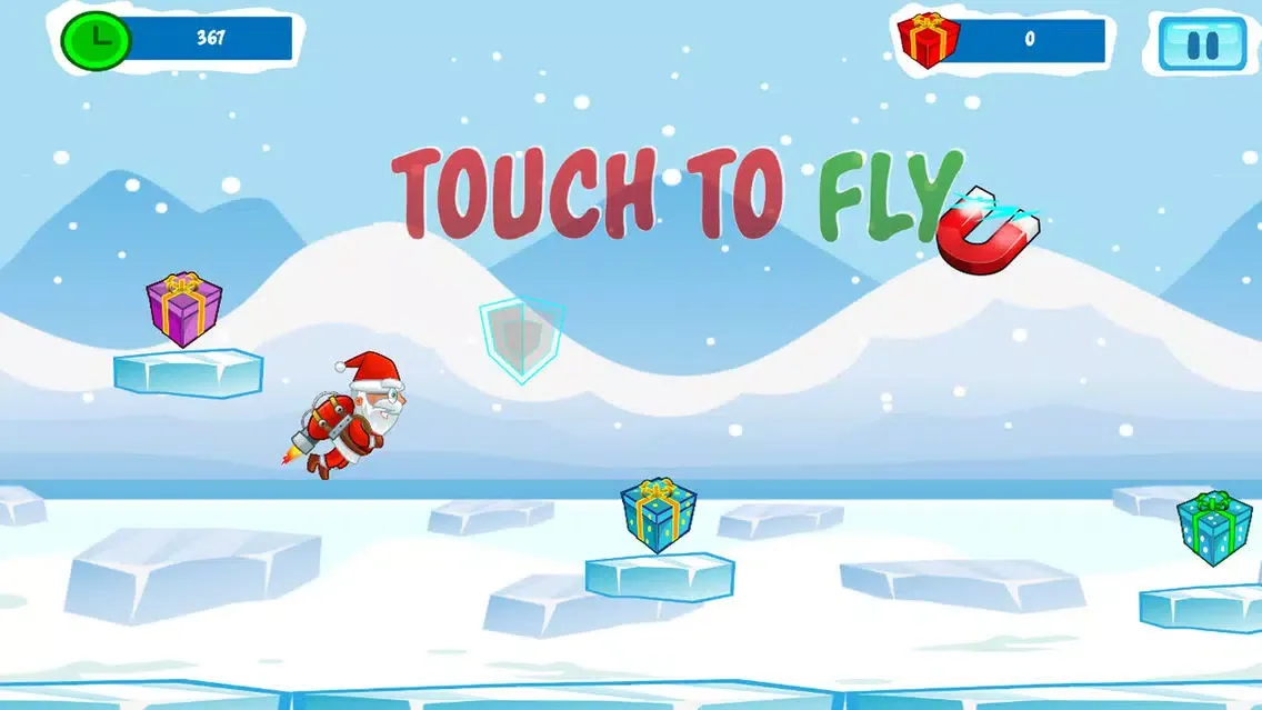 Captures d'écran de Jetpack Santa Claus Christmas