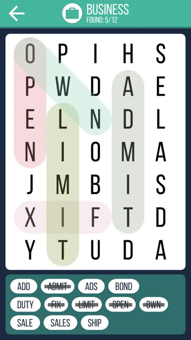Captures d'écran de Word Search - Four Languages