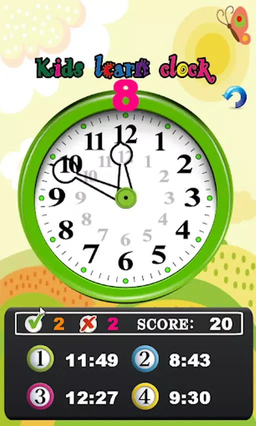 Fun kids clock Screenshots