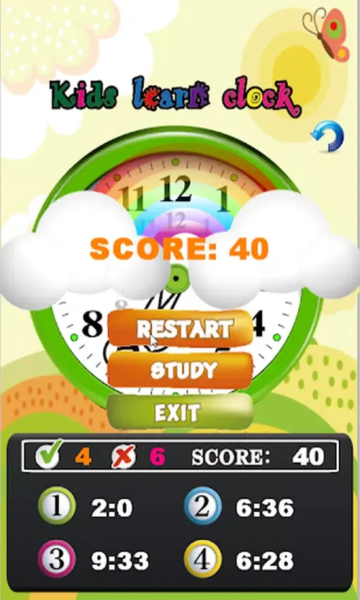 Fun kids clock Screenshots