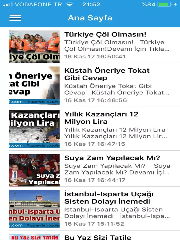 Captures d'écran de Ajans32 Isparta iPad 