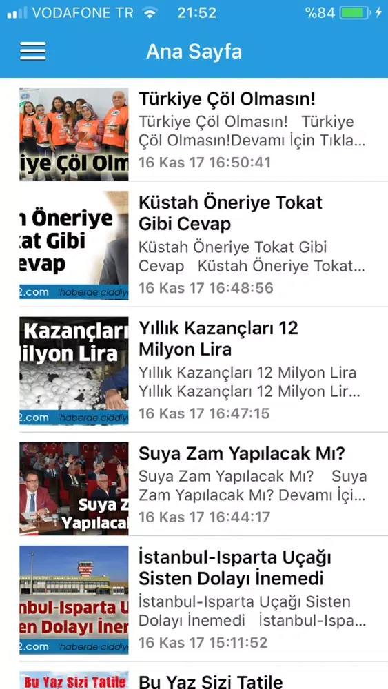 Captures d'écran de Ajans32 Isparta