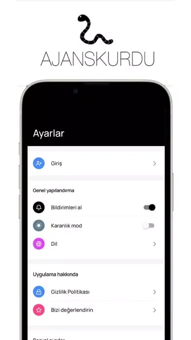 Capturas de tela do Ajans Kurdu