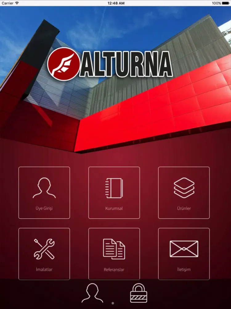 Alturna iPad  スクリーンショット