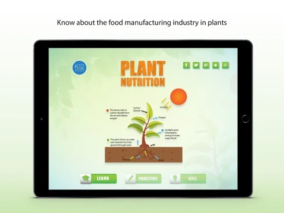 Organic Plant Nutrients iPad  Screenshots