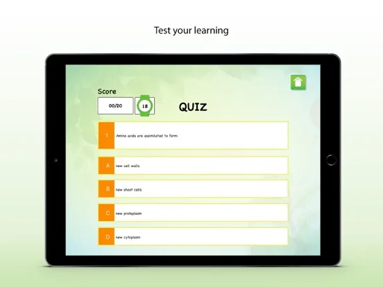 Organic Plant Nutrients iPad  Screenshots