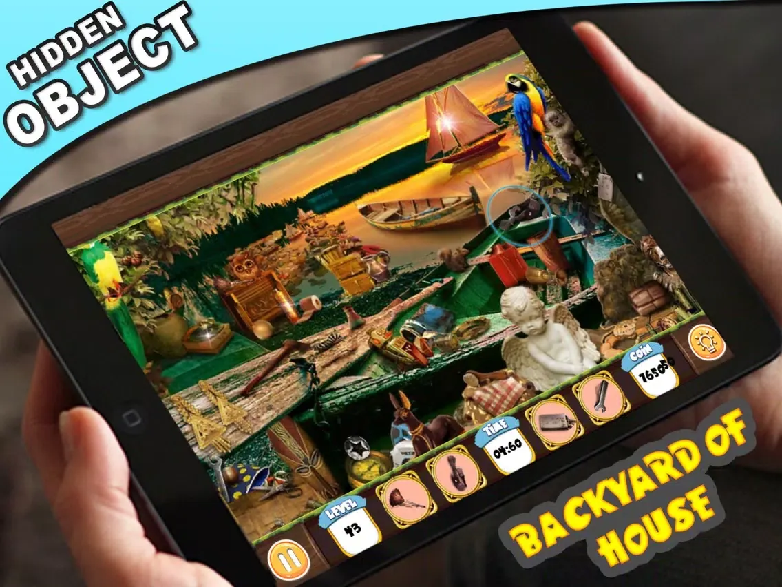 Capturas de pantalla de Backyard of House : Hidden Objects iPad 
