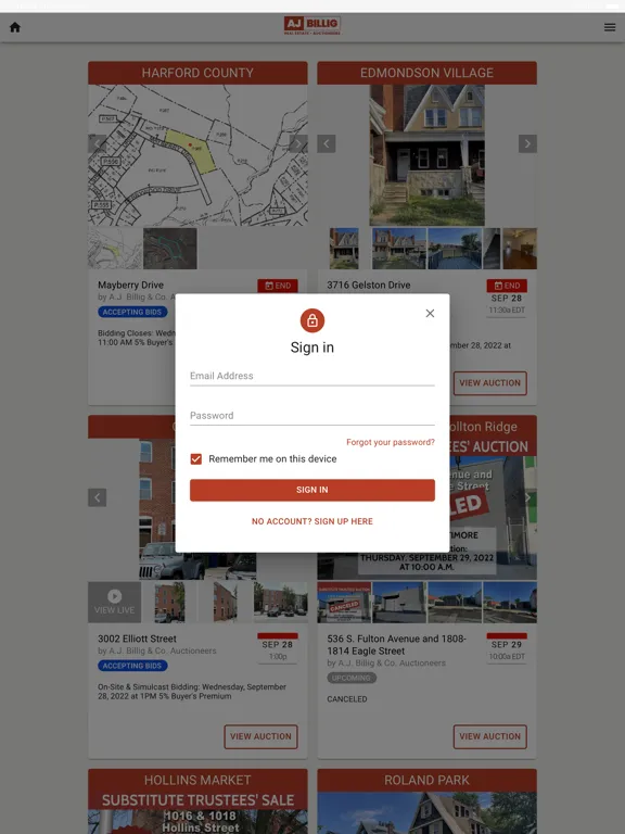 AJ Billig iPad  سکرین شاٹس