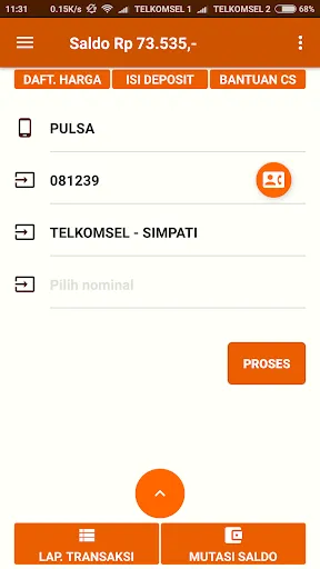 RE-PULSA - Agen Pulsa Murah Screenshots