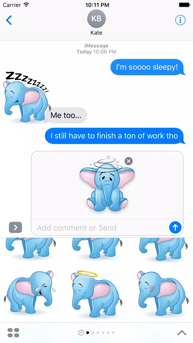 Elephant Animal Stickers應用截圖