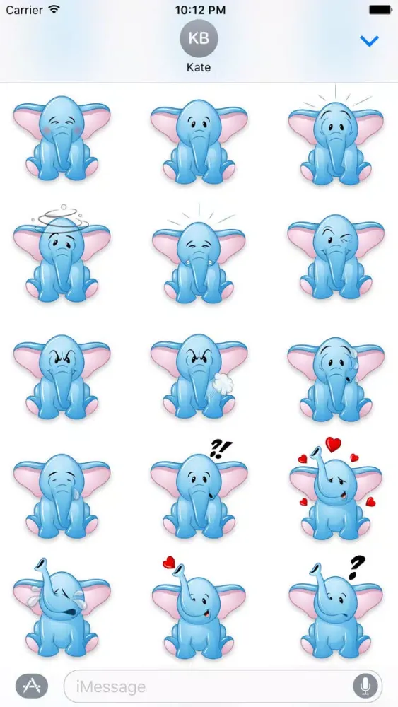 Elephant Animal Stickers应用截图