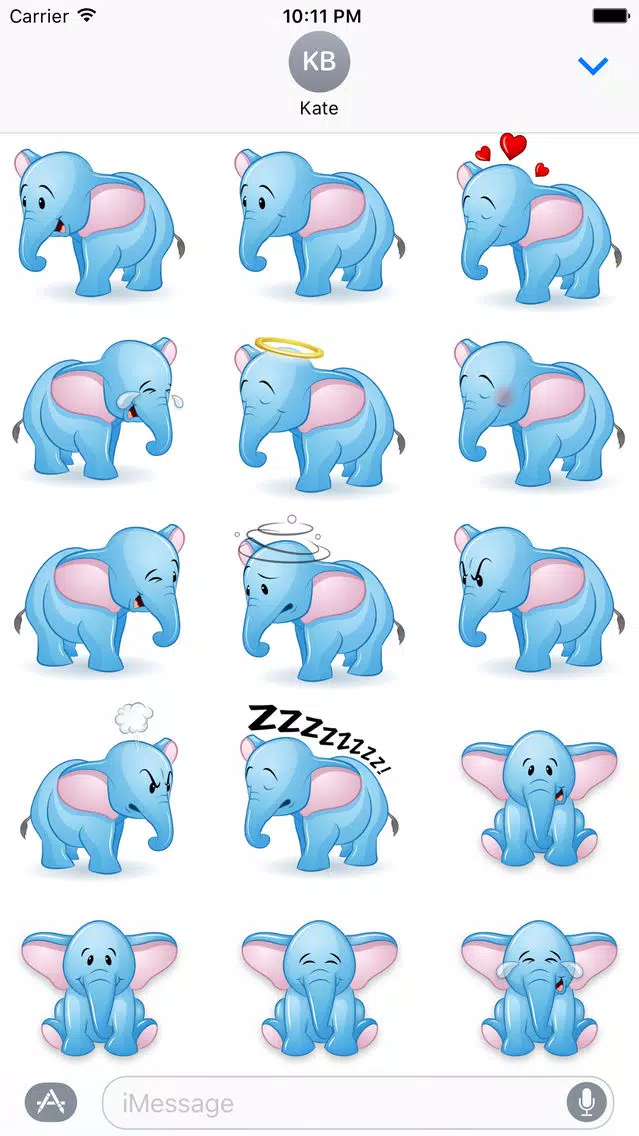 Elephant Animal Stickers應用截圖