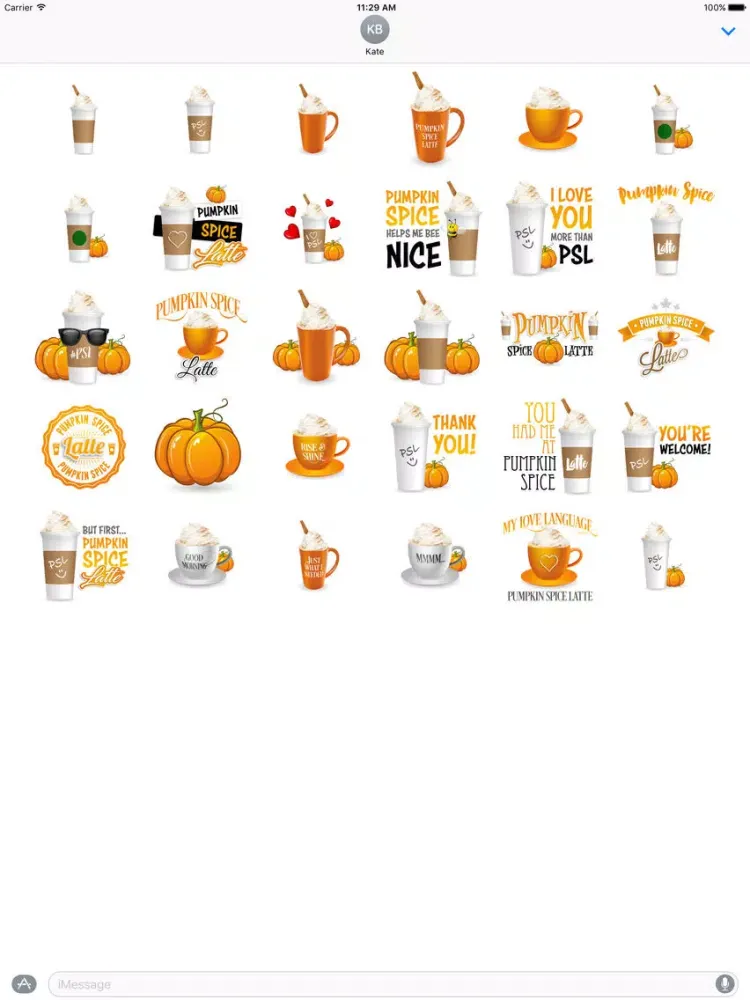 Pumpkin Spice Latte iPad  Screenshots