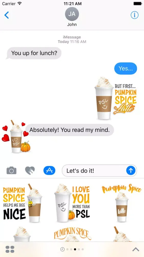 Pumpkin Spice Latte Screenshots