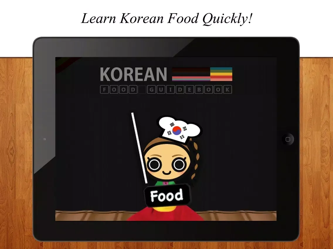 Korean Food Facts (for trips to Korea 한국 음식 소개) iPad  স্ক্রিনশট