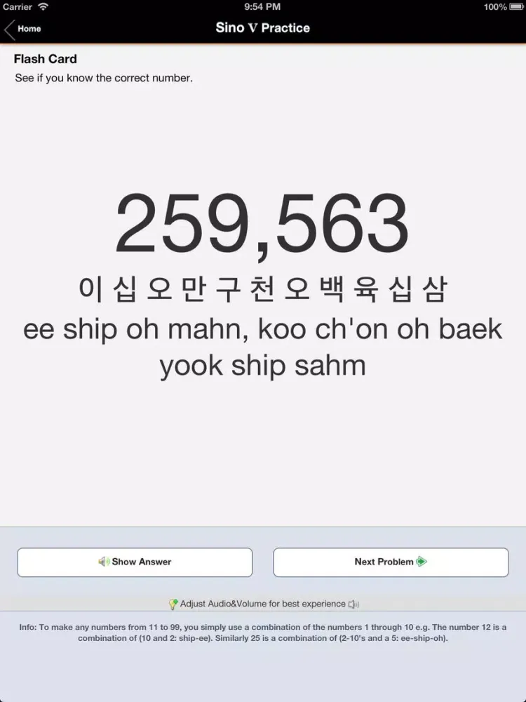 Capturas de tela do Learn Korean Numbers, Fast! (for trips to Korea) iPad 