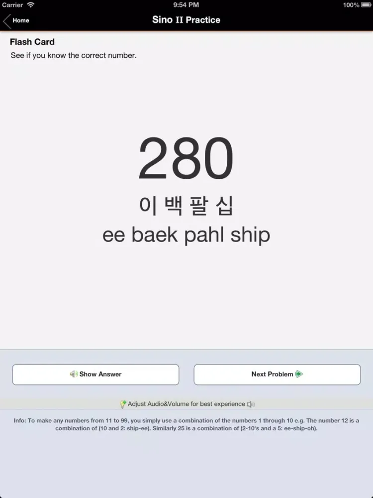 Capturas de tela do Learn Korean Numbers, Fast! (for trips to Korea) iPad 