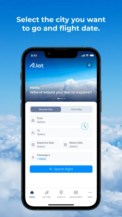 AJet - Cheap Flight Ticket應用截圖