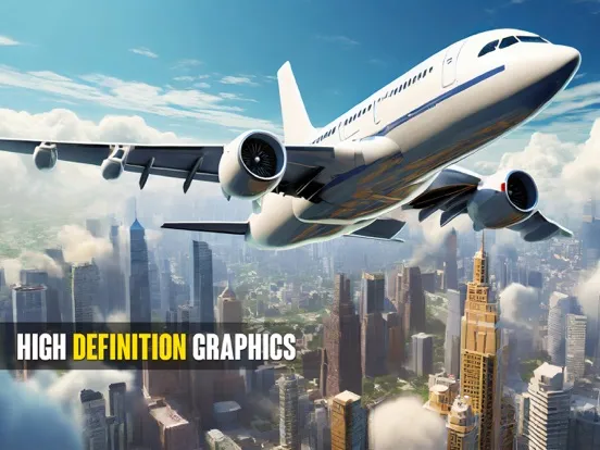 Airplane Pro Flight Simulator iPad  Ekran Görüntüleri
