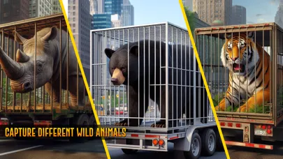 Tangkapan layar Wild Animal Transport Sim 3D