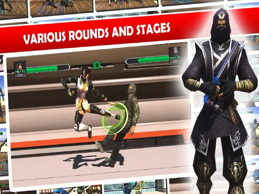 Iron Super Hero Ninja Battle iPad  স্ক্রিনশট