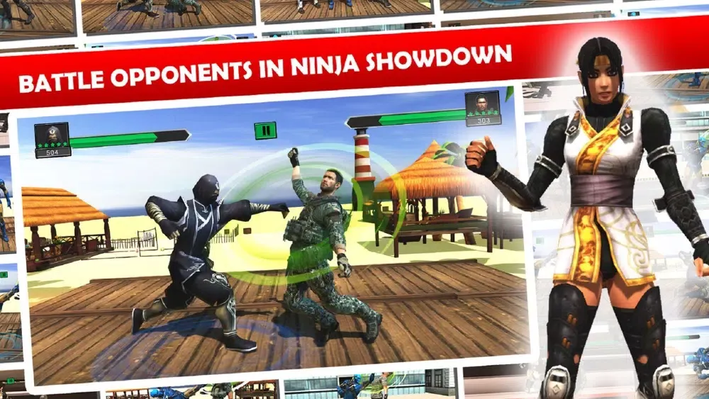 Iron Super Hero Ninja Battle স্ক্রিনশট