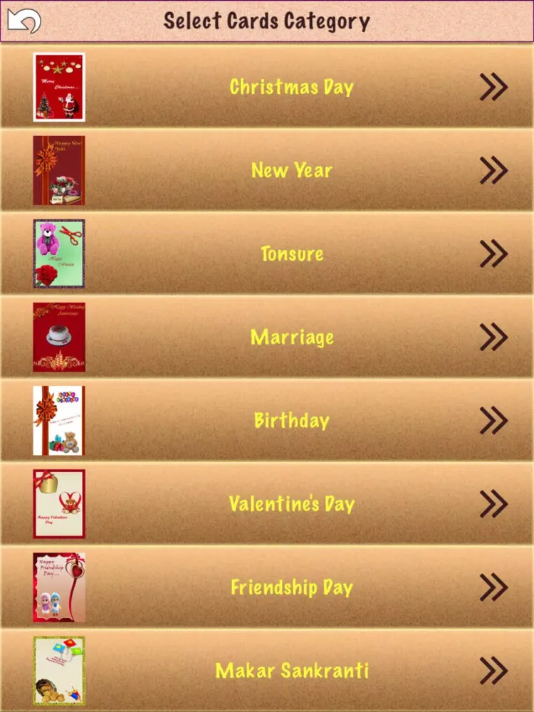 Tangkapan skrin Creation With Greeting Cards iPad 