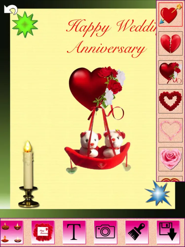 Tangkapan skrin Creation With Greeting Cards iPad 