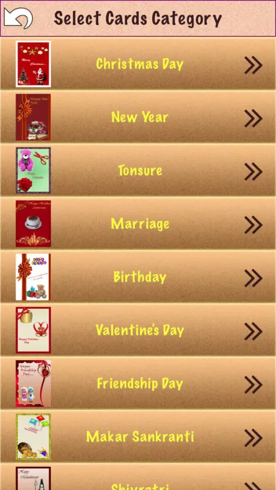 Tangkapan skrin Creation With Greeting Cards