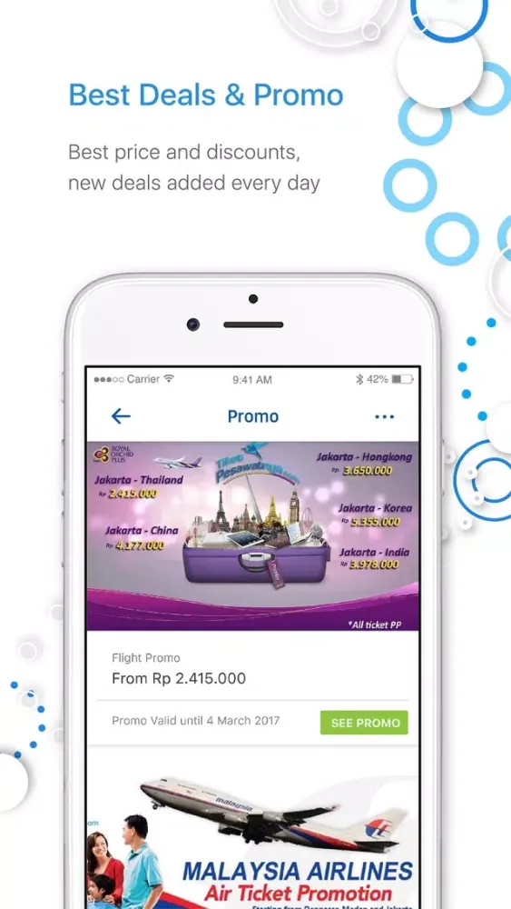 Ảnh chụp màn hình của Tiket Pesawatnya