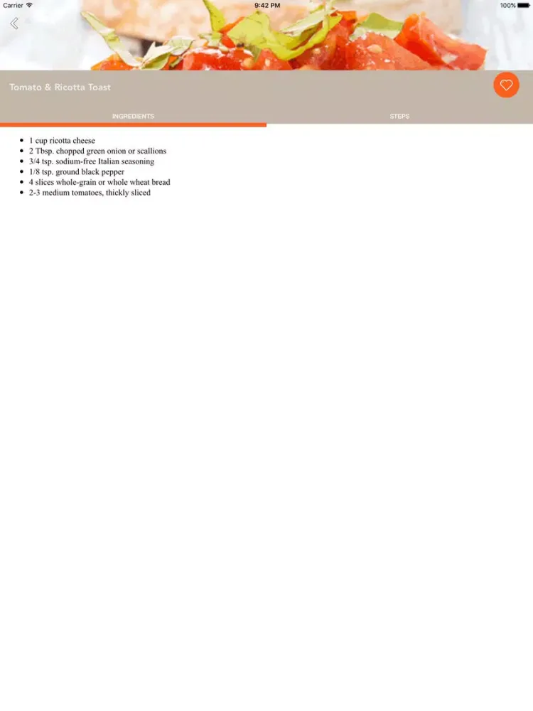 Tangkapan layar Appetizers Easy Recipes iPad 