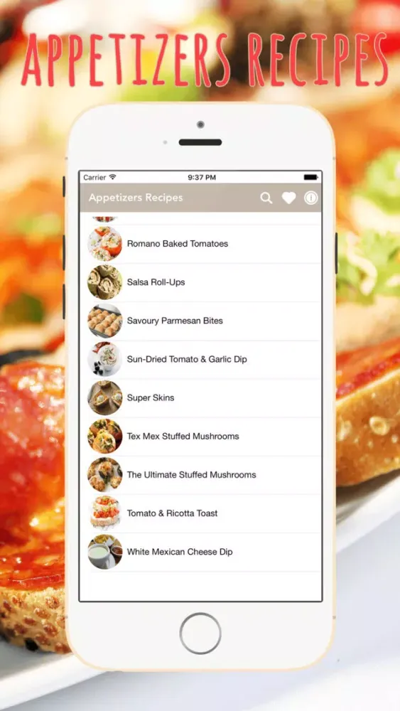 Tangkapan layar Appetizers Easy Recipes
