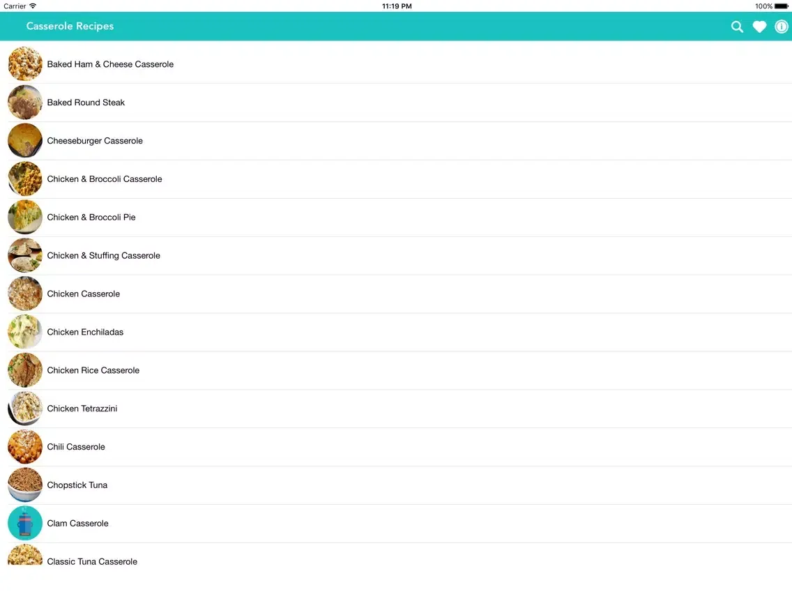 Capturas de pantalla de Quick Casserole Recipes iPad 