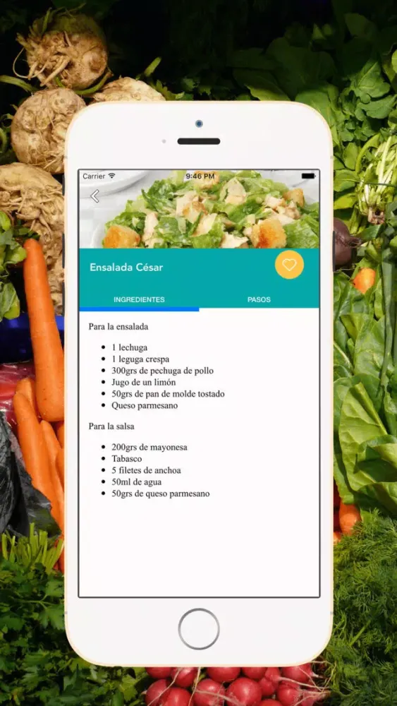 Tangkapan skrin Recetas de Ensaladas