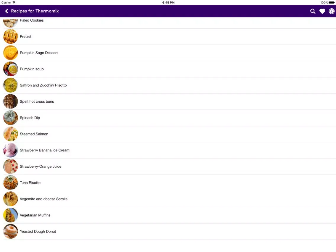 Top Recipes for Thermomix iPad  스크린샷