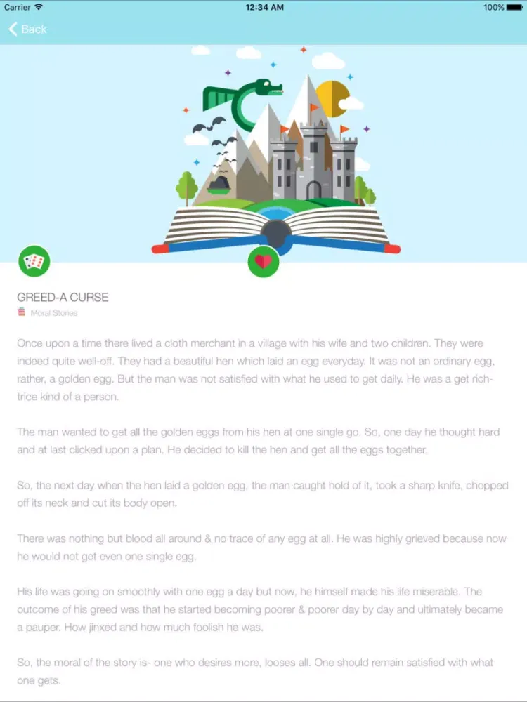 Capturas de tela do Stories for Kids Bedtime iPad 