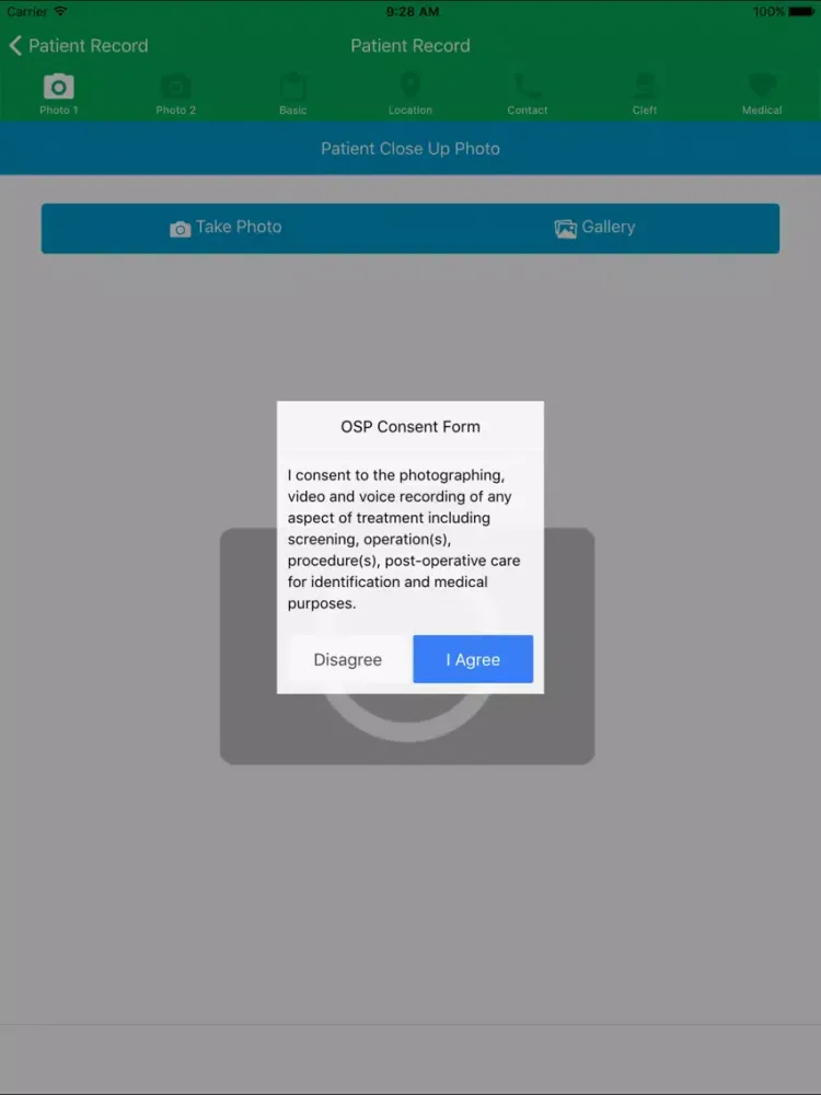 Operation Smile Mobile Screening App iPad 应用截图
