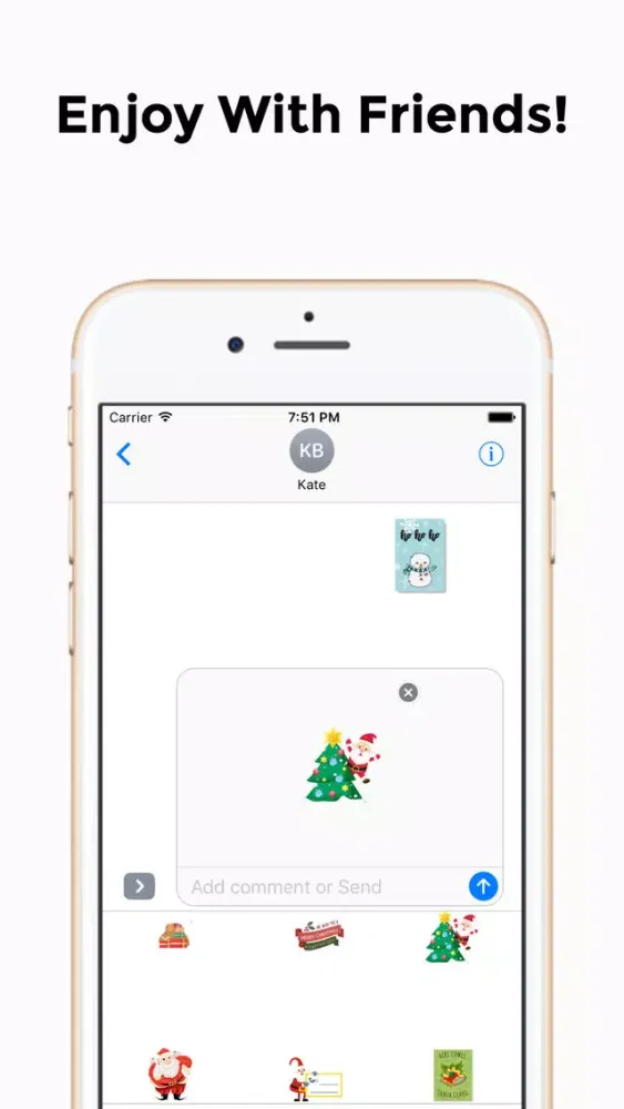 Santaclause Sticker App应用截图