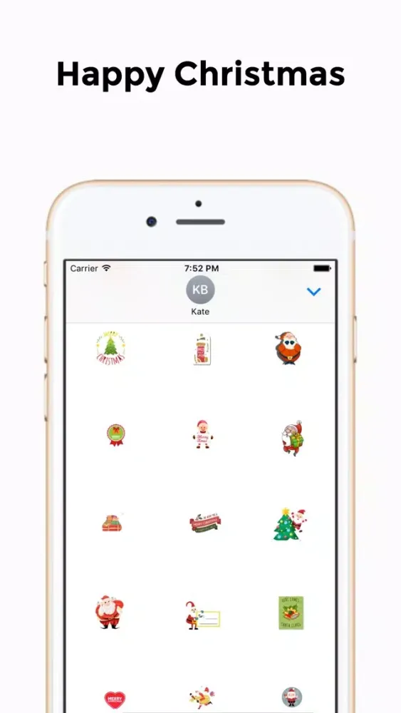 Santaclause Sticker App应用截图