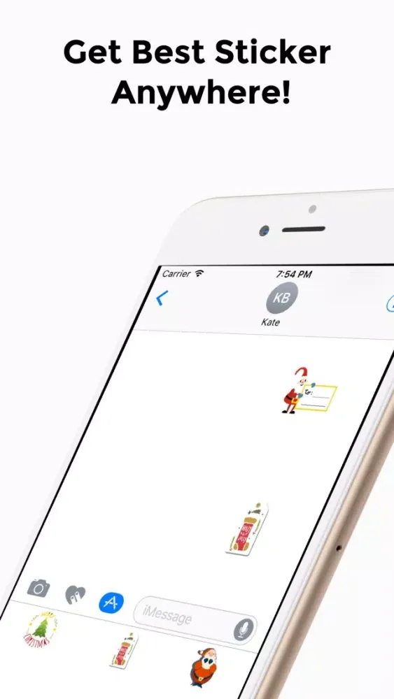 Santaclause Sticker App应用截图