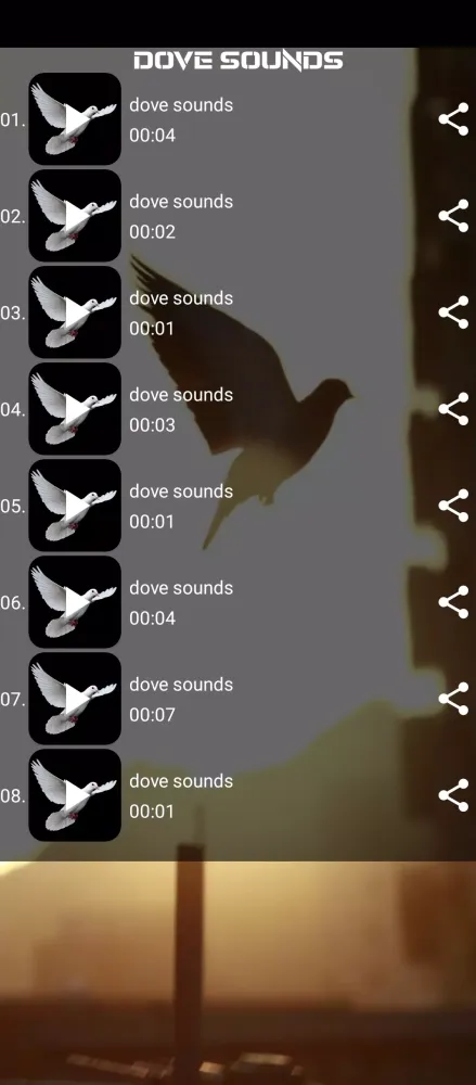 dove sounds Ekran Görüntüleri