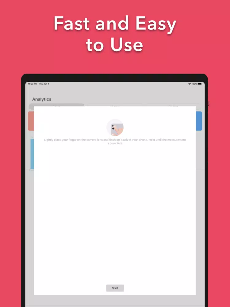 Instant Blood Pressure Checker iPad 应用截图