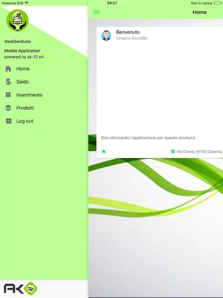 Screenshot di GestGenSuite iPad 