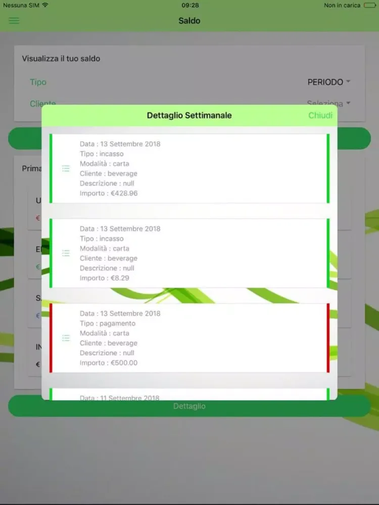Screenshot di GestGenSuite iPad 