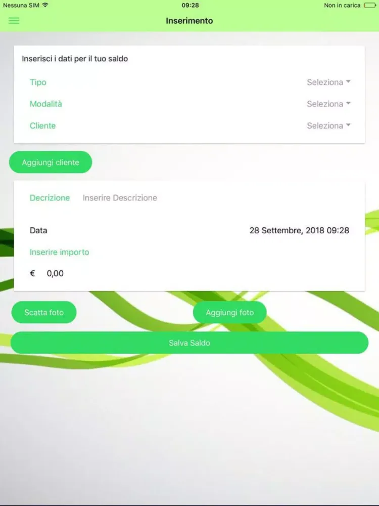 Screenshot di GestGenSuite iPad 